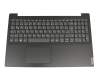 Tastatur inkl. Topcase DE (deutsch) grau/schwarz (glatt) original für Lenovo IdeaPad S145-15IWL (81MV/81S9)