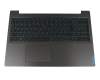 Tastatur inkl. Topcase HU (ungarisch) schwarz/schwarz mit Backlight original für Lenovo IdeaPad L340-15IRH (81LK)