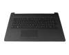 Tastatur inkl. Topcase DE (deutsch) schwarz/schwarz (DVD) (Optik: Grobmuster) für HP 17-ca2000