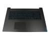 Tastatur inkl. Topcase DE (deutsch) schwarz/blau/silber mit Backlight original für Lenovo IdeaPad L340-17IRH (81LL)