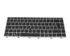 Tastatur FR (französisch) schwarz mit Backlight und Mouse-Stick original für HP Envy 13-ah0000