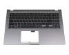 Tastatur inkl. Topcase DE (deutsch) schwarz/grau original für Asus VivoBook 15 X515JP