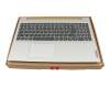 5CB0X57489 Original Lenovo Tastatur inkl. Topcase DE (deutsch) grau/silber