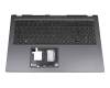 Tastatur inkl. Topcase DE (deutsch) schwarz/schwarz mit Backlight original für Acer Aspire 5 (A515-56)