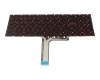 Tastatur DE (deutsch) schwarz mit Backlight original für MSI GL65 Leopard 10SDR/10SDK/10SEK (MS-16U7)