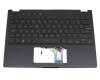 Tastatur inkl. Topcase GR (griechisch) schwarz/schwarz mit Backlight original für Asus ROG Flow X13 GV301QC
