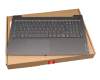 Tastatur inkl. Topcase DE (deutsch) grau/grau mit Backlight (USB-C Ladeanschluss) original für Lenovo IdeaPad 5-15ITL05 (82FG)