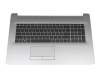 2H1719-05330I Rev.A Original HP Tastatur inkl. Topcase DE (deutsch) schwarz/silber mit Backlight mit ODD