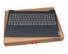 Tastatur inkl. Topcase DE (deutsch) grau/blau original für Lenovo IdeaPad S340-15IWL (81N8)