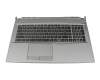 7A7-14DK11B-S11 Original MSI Tastatur inkl. Topcase FR (franz&ouml;sisch) schwarz/grau mit Backlight