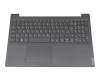 Tastatur inkl. Topcase DE (deutsch) grau/grau original für Lenovo V15-IGL (82C3/82NN)