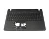 Tastatur inkl. Topcase DE (deutsch) schwarz/schwarz mit Backlight original für Acer TravelMate P2 (TMP215-41-G2)