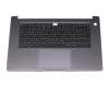 Tastatur inkl. Topcase DE (deutsch) schwarz/grau original für Huawei MateBook D 15 (2021)