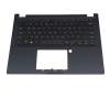Tastatur inkl. Topcase schwarz/schwarz mit Backlight arabisch original für Asus ExpertBook P2 P2552FBA