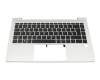 Tastatur inkl. Topcase DE (deutsch) schwarz/silber mit Backlight für HP ProBook 440 G8
