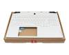 Tastatur inkl. Topcase US (englisch) weiß/weiß mit Backlight original für Lenovo Legion 7i 16IRX9 Gen 9 (83FD)