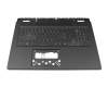 6B.QP9N7.026 Original Acer Tastatur inkl. Topcase CH (schweiz) schwarz/transparent/schwarz mit Backlight