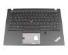 Tastatur inkl. Topcase DE (deutsch) schwarz/schwarz mit Mouse-Stick für Lenovo ThinkPad T490 (20N2/20N3)