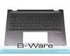 Tastatur inkl. Topcase DE (deutsch) grau/grau mit Backlight original B-Ware für Asus ZenBook Flip 14 UX463FA
