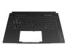 90NR0EE5-R31GE0 Original Asus Tastatur inkl. Topcase DE (deutsch) schwarz/transparent/schwarz mit Backlight