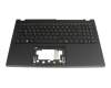 Tastatur inkl. Topcase DE (deutsch) schwarz/schwarz mit Backlight original für Acer Nitro V 15 (ANV15-41)