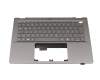 Tastatur inkl. Topcase DE (deutsch) grau/grau mit Backlight original für Acer Swift AI 14 (SF14-11)