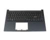 Tastatur inkl. Topcase DE (deutsch) schwarz/blau original für Asus X1504ZA