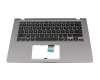 90NB0TT2-R33GE0 Original Asus Tastatur inkl. Topcase DE (deutsch) schwarz/grau