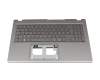 6BKHFN2014 Original Acer Tastatur inkl. Topcase DE (deutsch) grau/grau mit Backlight