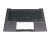 Tastatur inkl. Topcase DE (deutsch) schwarz/grau mit Backlight original für Asus ZenBook 14X UX3404VA
