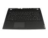 Tastatur inkl. Topcase FR (französisch) schwarz/schwarz mit Backlight original für Lenovo Legion Y540-17IRH (81Q4)