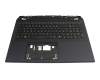 6B.QNRN2.014 Original Acer Tastatur inkl. Topcase DE (deutsch) schwarz/schwarz mit Backlight