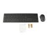 Tastatur inkl. Topcase DE (deutsch) schwarz/schwarz (Kabellos), inkl. Maus, Batterien original für Acer Aspire AiO (C24-1650)
