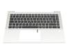 M36311-041 Original HP Tastatur inkl. Topcase DE (deutsch) schwarz/silber mit Backlight und Mouse-Stick