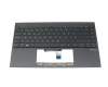 90NB0TJ1-R30PO1 Original Asus Tastatur inkl. Topcase PO (portugiesisch) anthrazit/grau mit Backlight