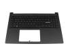 Tastatur inkl. Topcase DE (deutsch) schwarz/schwarz mit Backlight original für Asus VivoBook 16 X1605VA