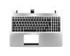 Tastatur inkl. Topcase SF (schweiz-französisch) schwarz/silber original für Asus A56CA