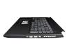 12504F2AK203 Original Acer Tastatur inkl. Topcase DE (deutsch) schwarz/schwarz mit Backlight