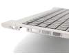 13GNWO1AM0421 Original Asus Tastatur inkl. Topcase DE (deutsch) schwarz/silber mit Backlight
