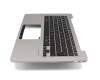 13N1-34A0811 Original Asus Tastatur inkl. Topcase SP (spanisch) schwarz/silber mit Backlight