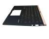 13N1-60A0J31 Original Asus Tastatur inkl. Topcase RU (russisch) schwarz/blau mit Backlight