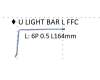 14010-00449000 Asus G533QS U LIGHT BAR L FFC 6P 0.5 L164