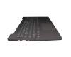 18066110 Original Lenovo Tastatur inkl. Topcase DE (deutsch) grau/grau mit Backlight Fingerprint (USB-C Ladeanschluss)