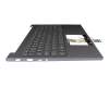 1KAFZZU0119 Original Lenovo Tastatur inkl. Topcase US (englisch) grau/grau mit Backlight