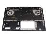 1KAHZZQ0121 Original Asus Tastatur inkl. Topcase DE (deutsch) schwarz/transparent/grau mit Backlight