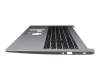 1KAJZZG062X Original Quanta Tastatur inkl. Topcase DE (deutsch) schwarz/silber mit Backlight