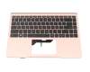 24PN063709 Original MSI Tastatur inkl. Topcase DE (deutsch) schwarz/rosé