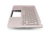 28N00G3VHQABL Original Asus Tastatur inkl. Topcase DE (deutsch) silber/rosé mit Backlight