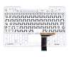 30XC4TCJN60 Original Asus Tastatur inkl. Topcase US (englisch) schwarz/weiß