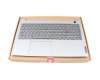 34R065F Original Lenovo Tastatur inkl. Topcase DE (deutsch) grau/grau mit Backlight